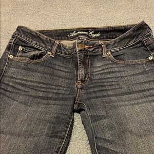 American Eagle Outfitters Medium Dark Wash Skinny Jeans